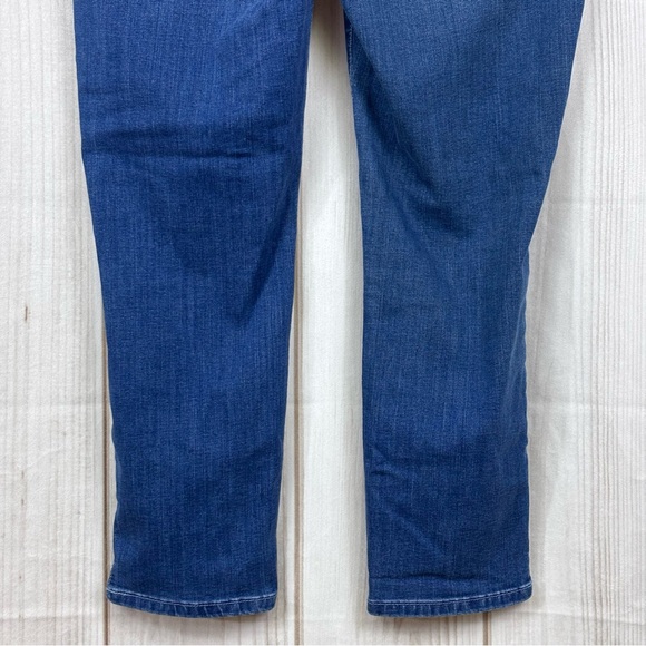 NYDJ Lift Tuck Cropped Jeans Cool Embrace Pull On Stretch Straight Leg Capri 8P - Picture 6 of 15